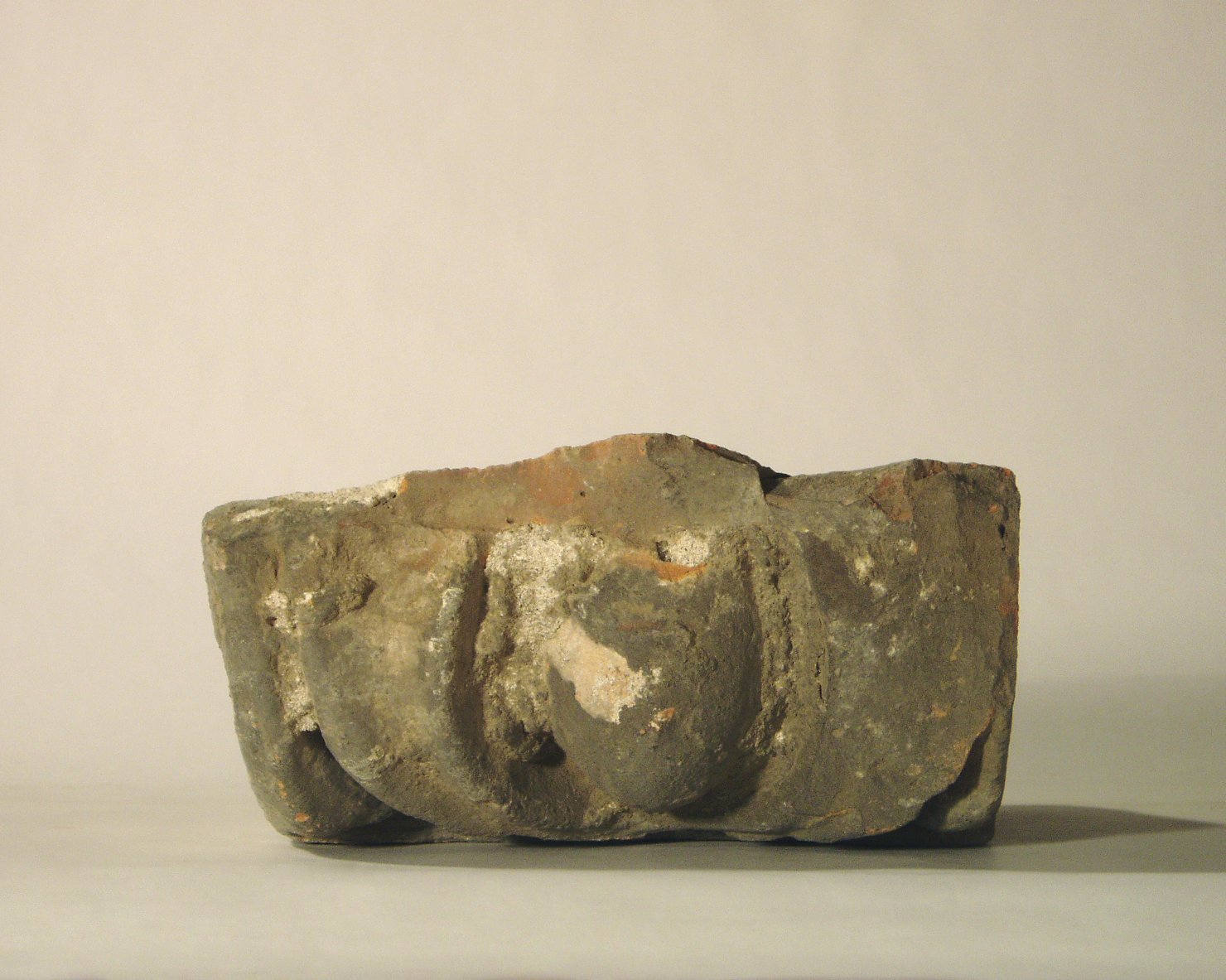 motivo decorativo a ovoli (elemento di decorazione architettonica a rilievo - profilo a ovolo) - manifattura mantovana (?) (XVI)