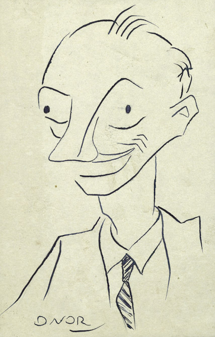 Carlo Ludovico Bragaglia (disegno, opera isolata) di Onorato Umberto (attribuito) - ambito italiano (sec. XX)