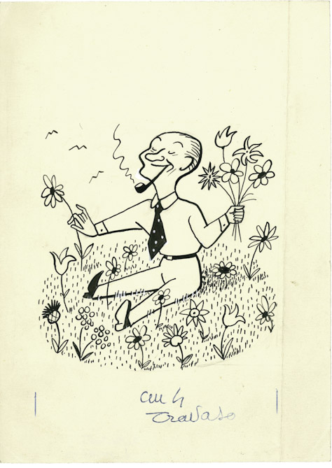 Autoritratto di Umberto Onorato (disegno, opera isolata) di Onorato Umberto (attribuito) - ambito italiano (sec. XX)