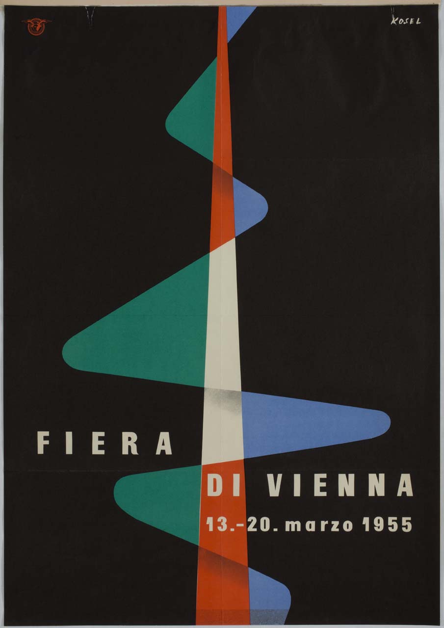 composizione geometrica (manifesto) di Kosel Hermann (sec. XX)