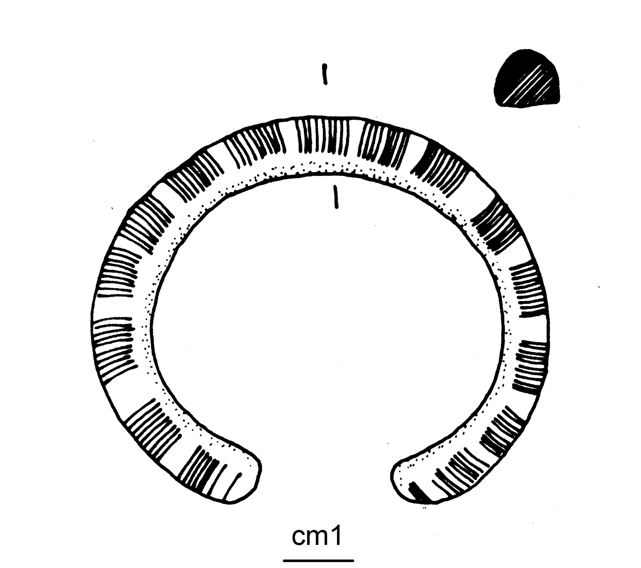 armilla - cultura di Golasecca (seconda metà VI a.C)