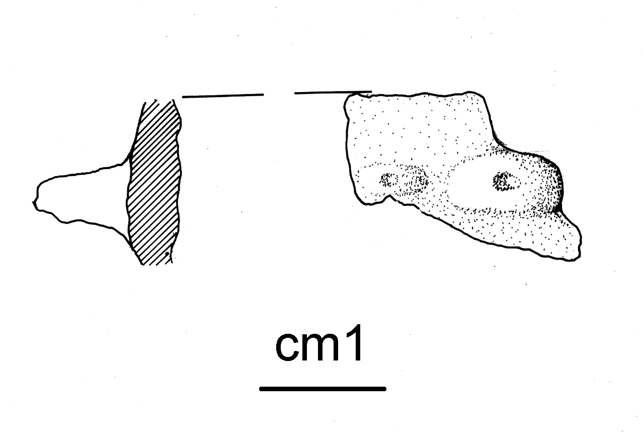 frammento decorato - cultura di Golasecca (media età del Ferro)