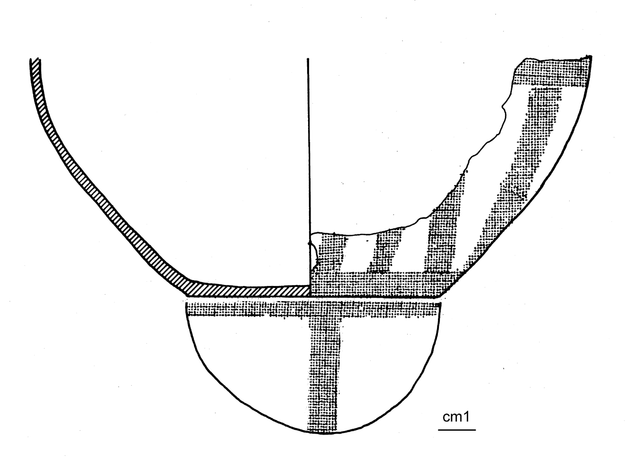 olla ovoide - cultura di Golasecca (seconda metà VI a.C)