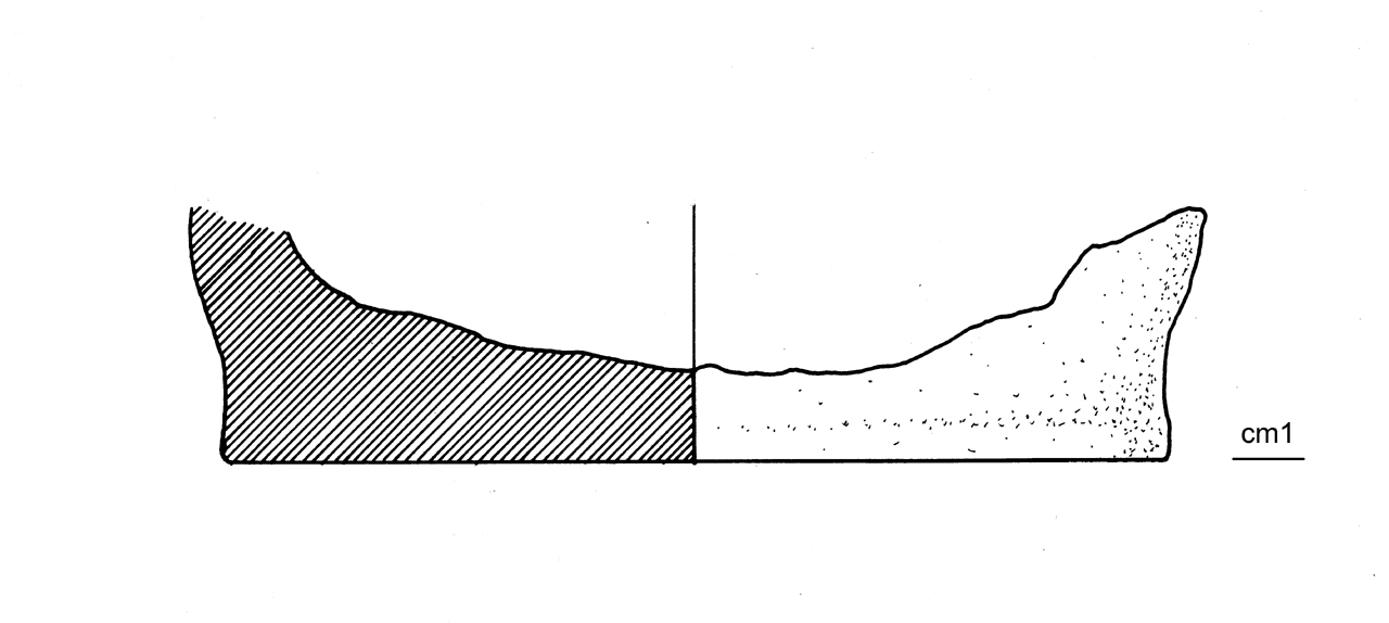 frammento di fondo - cultura di Golasecca (seconda metà VI a.C)