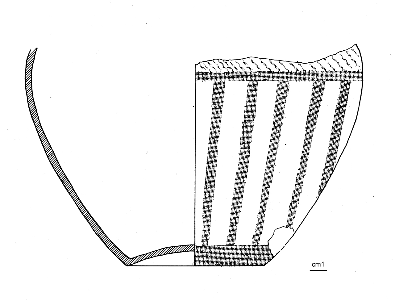 olla ovoide - cultura di Golasecca (G: IIB) (seconda metà VI a.C)