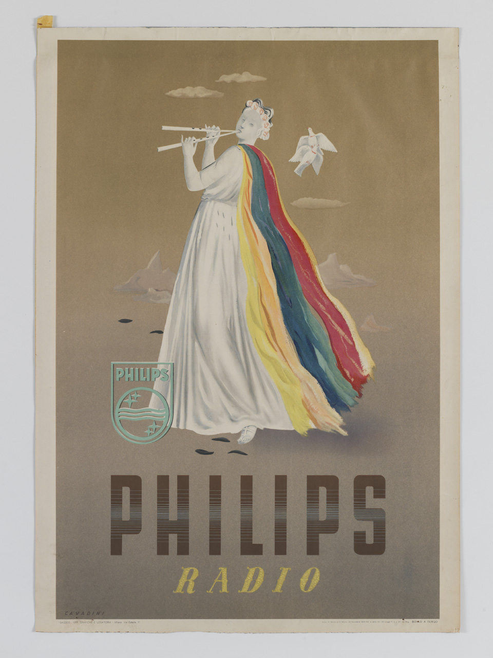 allegoria della musica (manifesto) di Cavadini Alfredo (sec. XX)