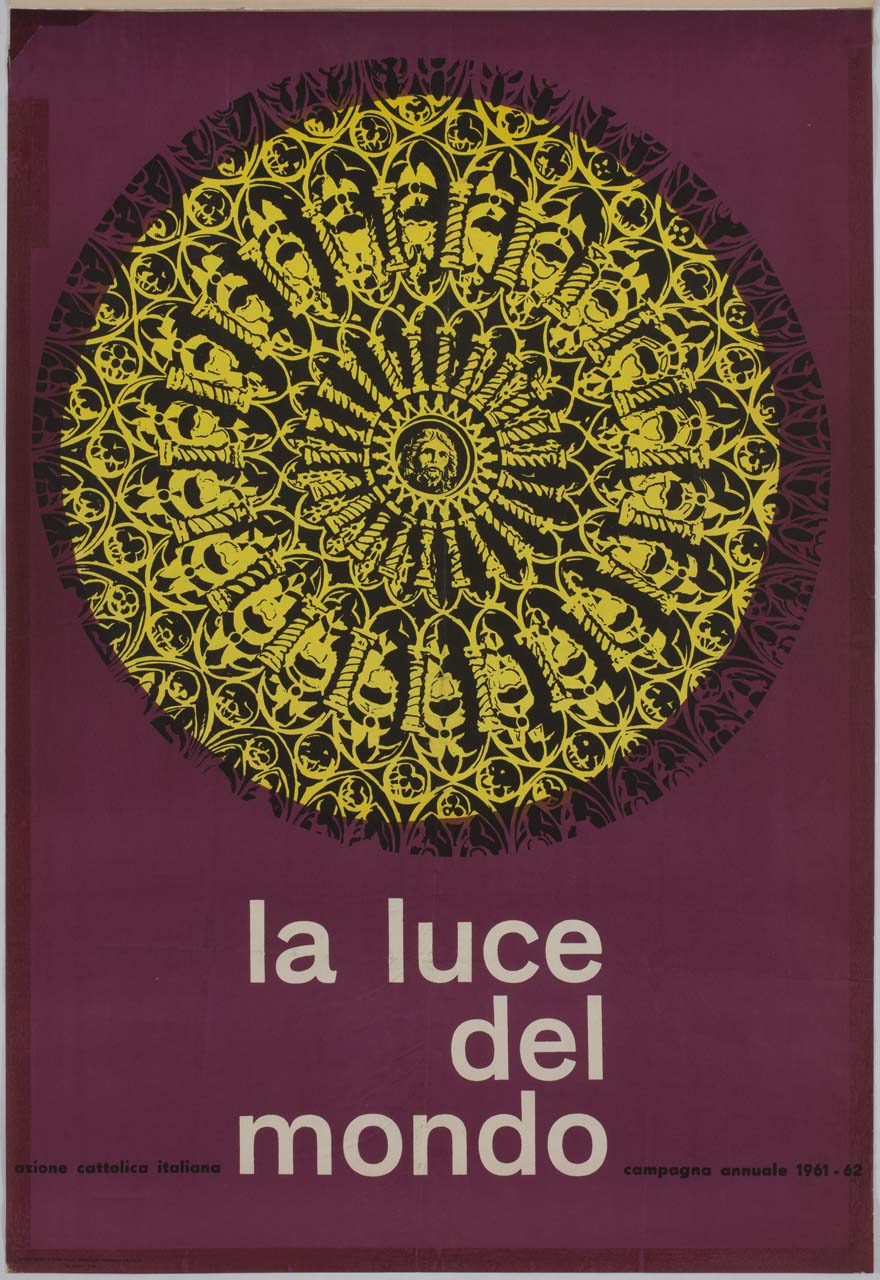 rosone del Duomo di Orvieto (manifesto) - ambito italiano (sec. XX)