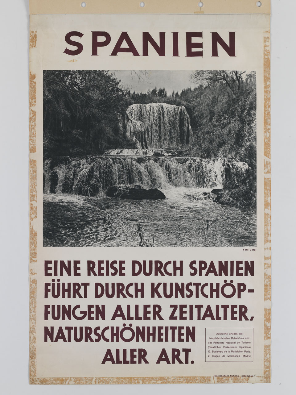 cascate (manifesto) di Alberty Jeanneret Justin Marie Charles, Loty (sec. XX)