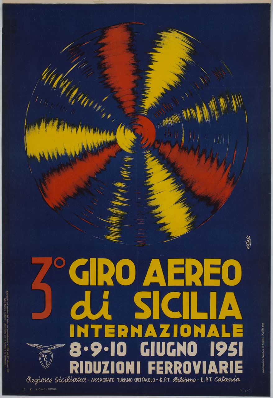 elica in movimento (manifesto) di Studio Artass Croce (sec. XX)