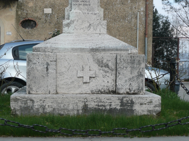 monumento ai caduti - a cippo - ambito umbro (primo quarto sec. XX)