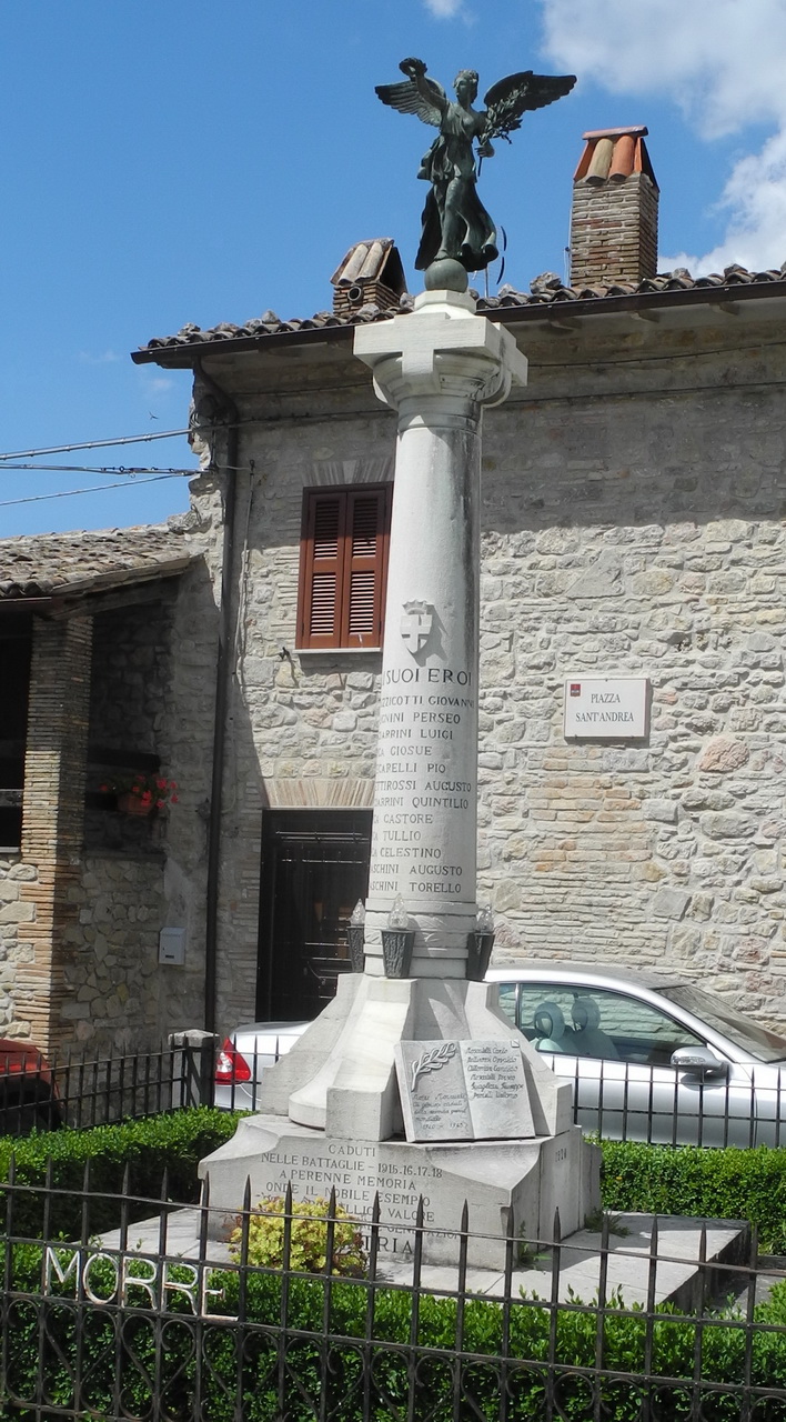 allegoria della Vittoria (monumento ai caduti - a colonna, opera isolata) - ambito Italia centrale (sec. XX)