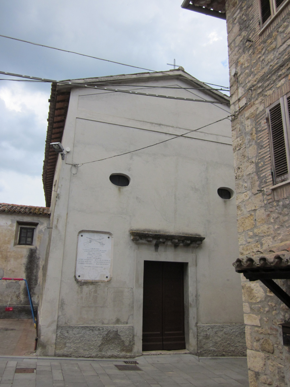 lapide commemorativa ai caduti - ambito italiano (sec. XX)