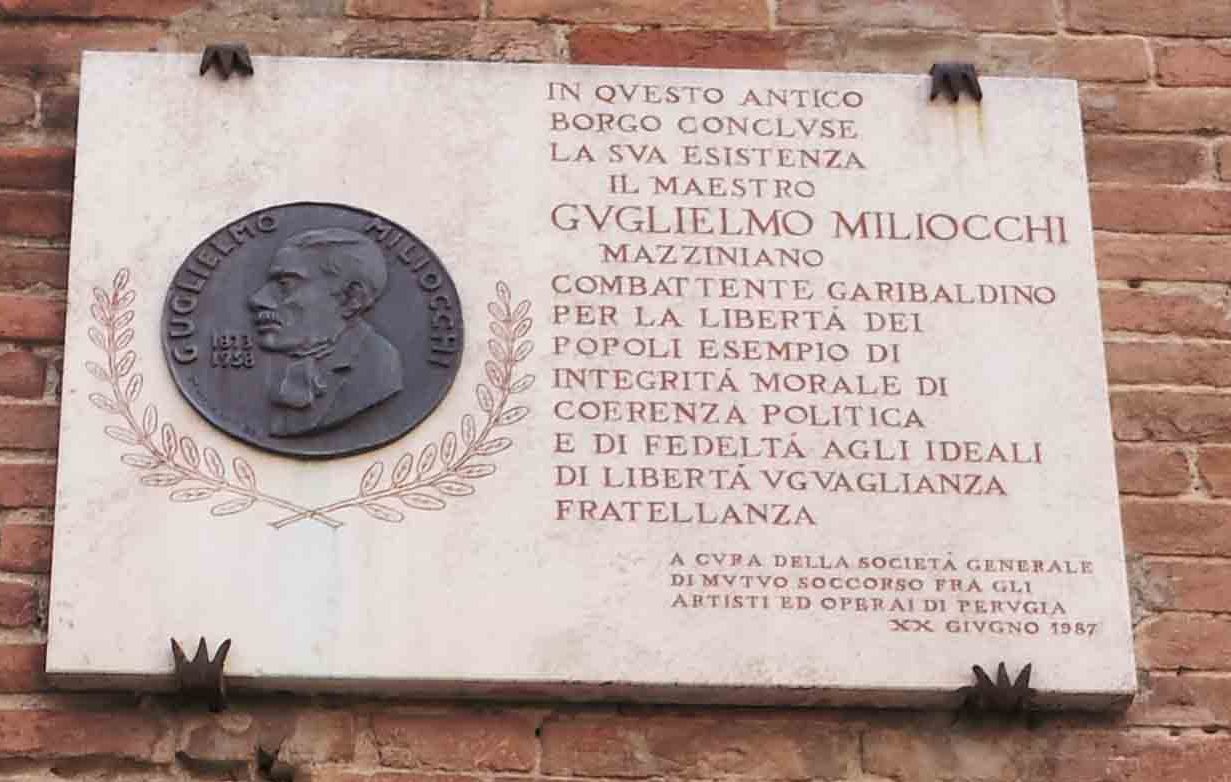 lapide commemorativa - ambito umbro (sec. XX)