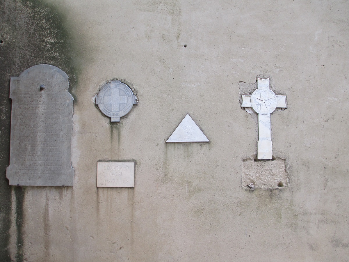 lapide commemorativa ai caduti - ambito Italia centrale (sec. XX)