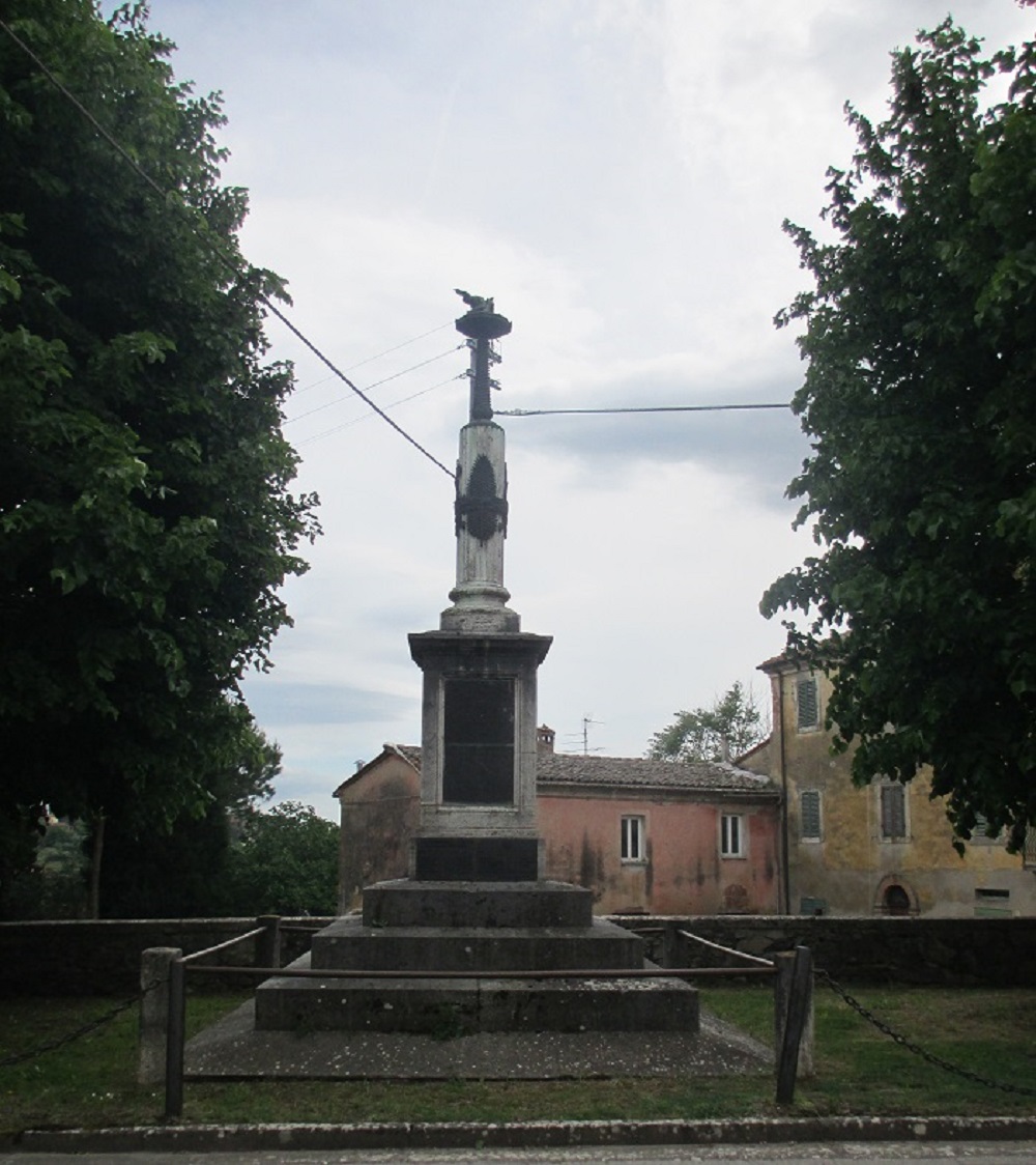 monumento ai caduti - a colonna spezzata - ambito Italia centrale (sec. XX)