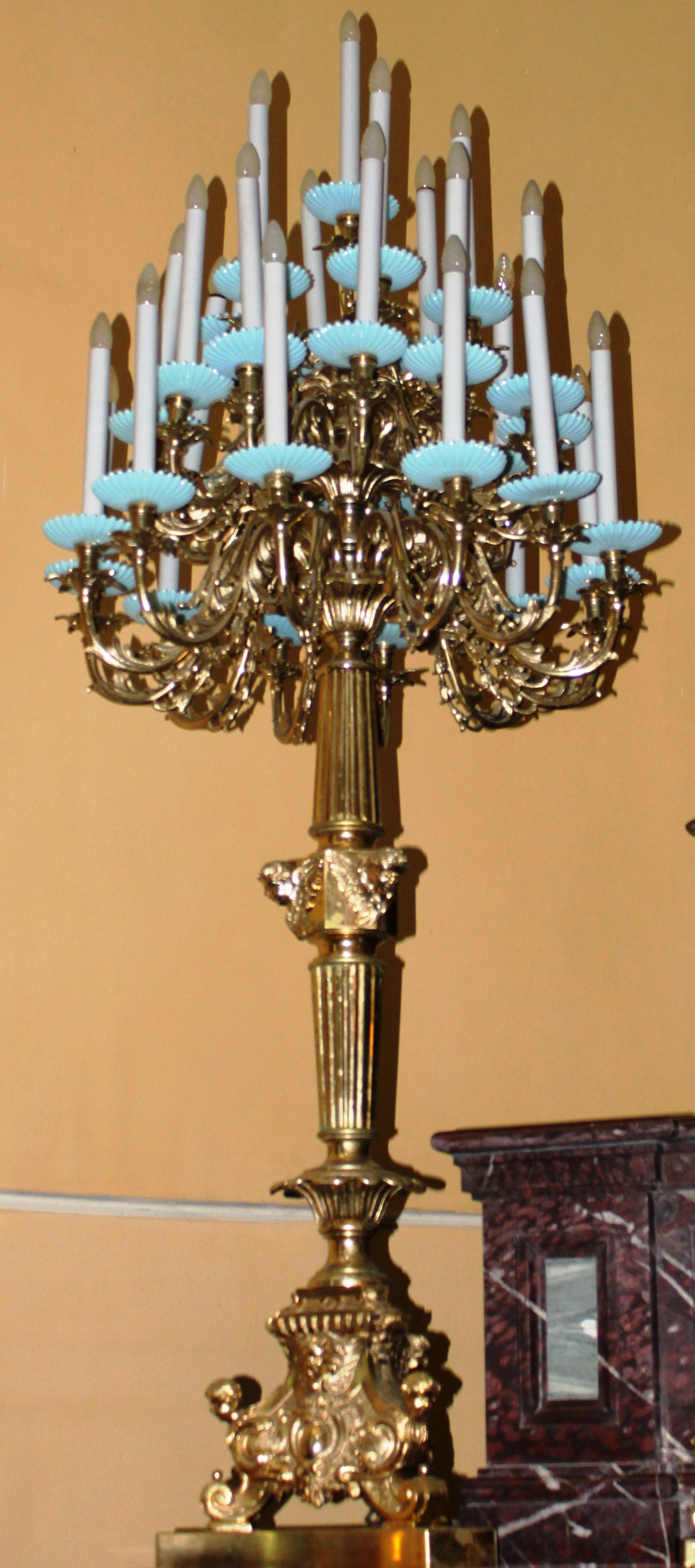 candeliere (candeliere, paio) - ambito campano (sec. XX)