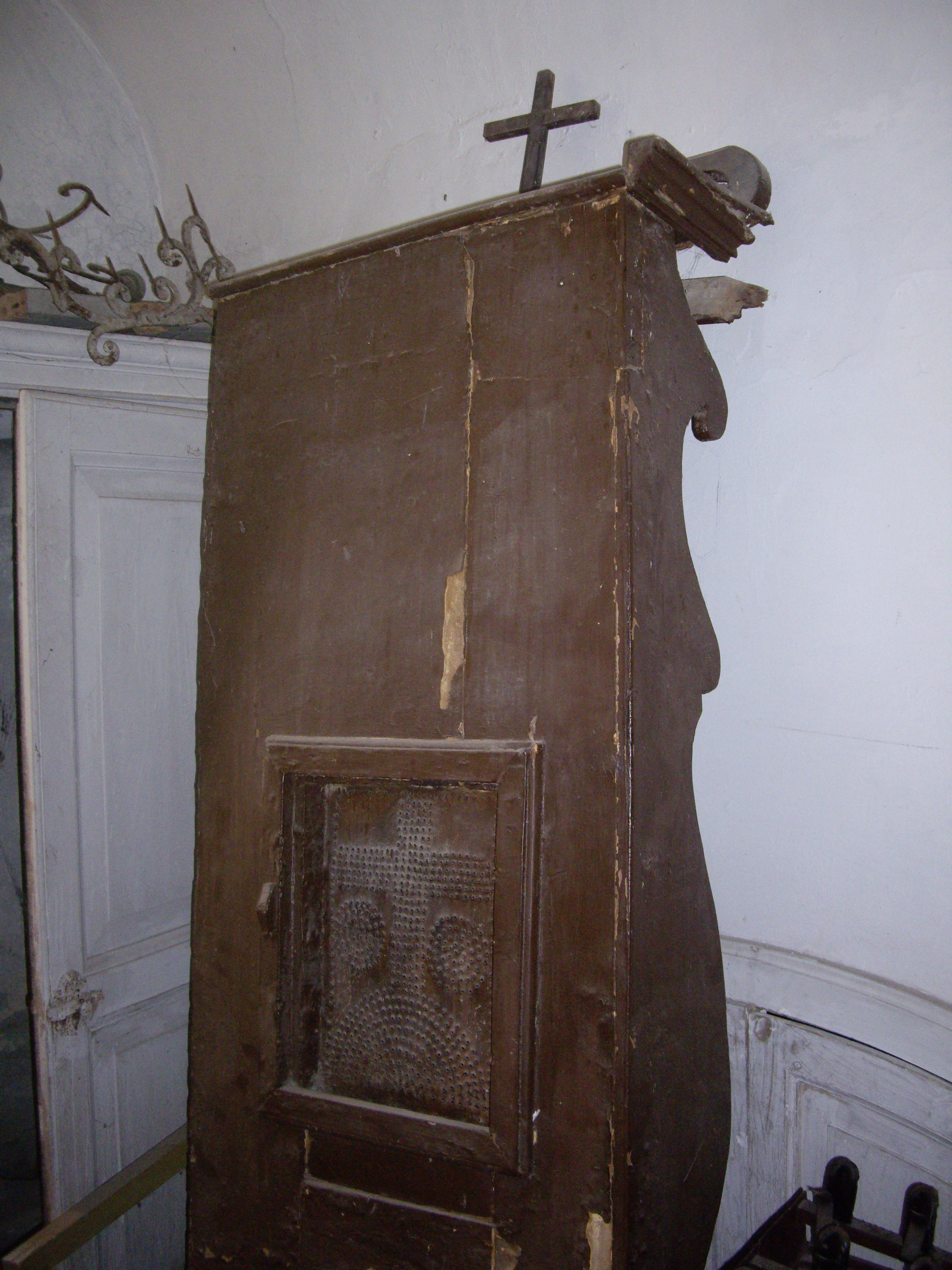 confessionale (confessionale, opera isolata) - ambito campano (ultimo quarto sec. XIX)