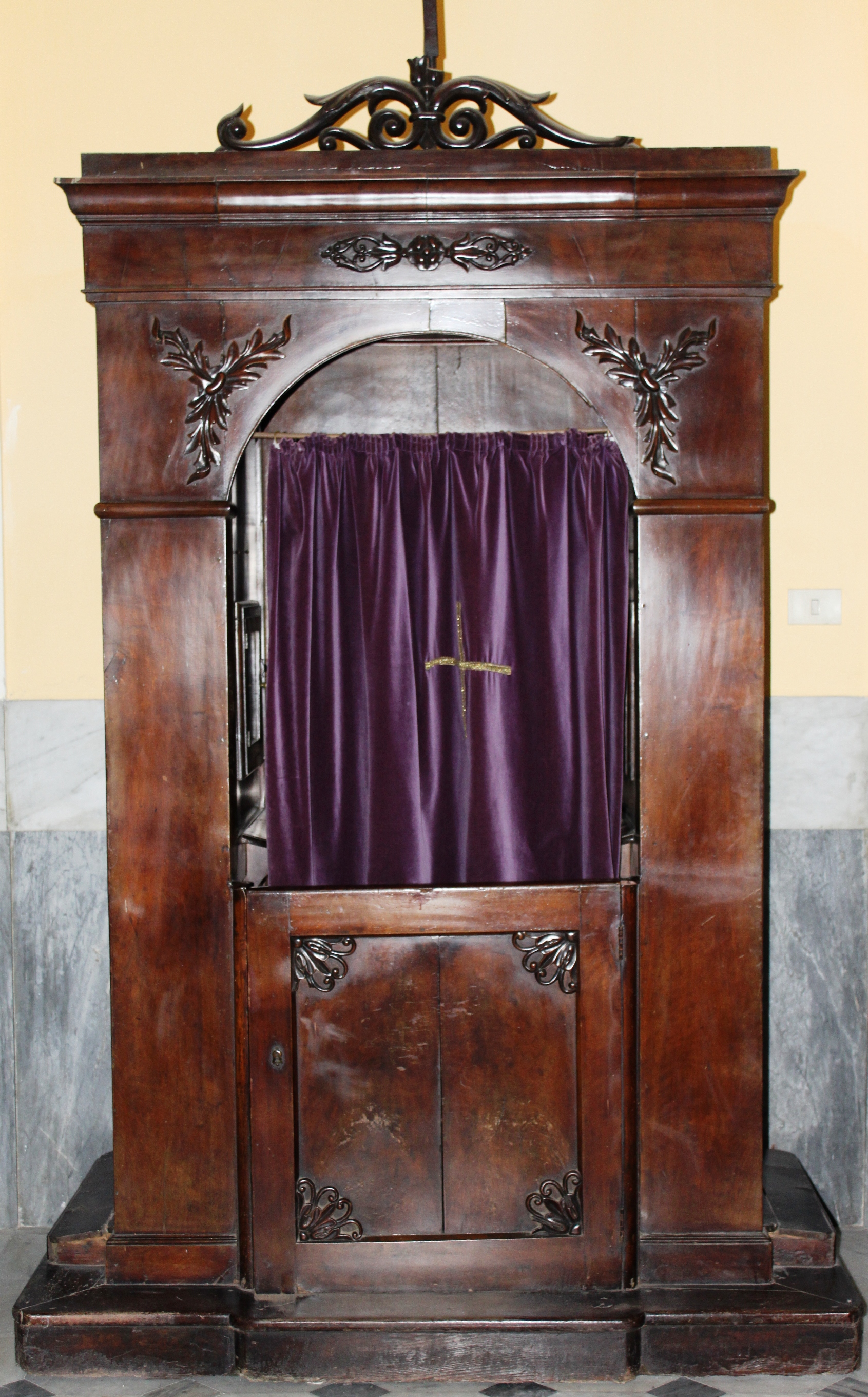 confessionale, serie - ambito campano (meta' sec. XIX)