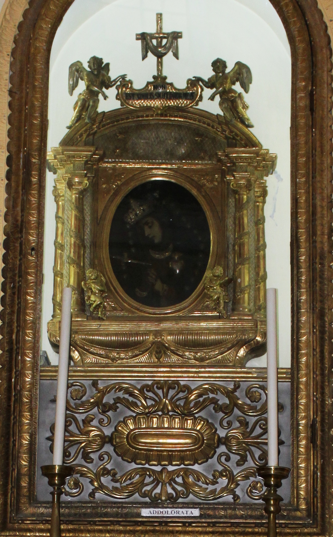 Madonna addolorata (dipinto) - ambito campano (sec. XX)