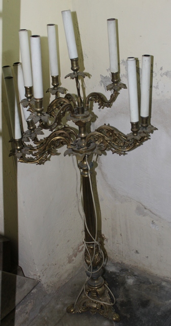 candeliere (candeliere, opera isolata) - ambito campano (sec. XX)