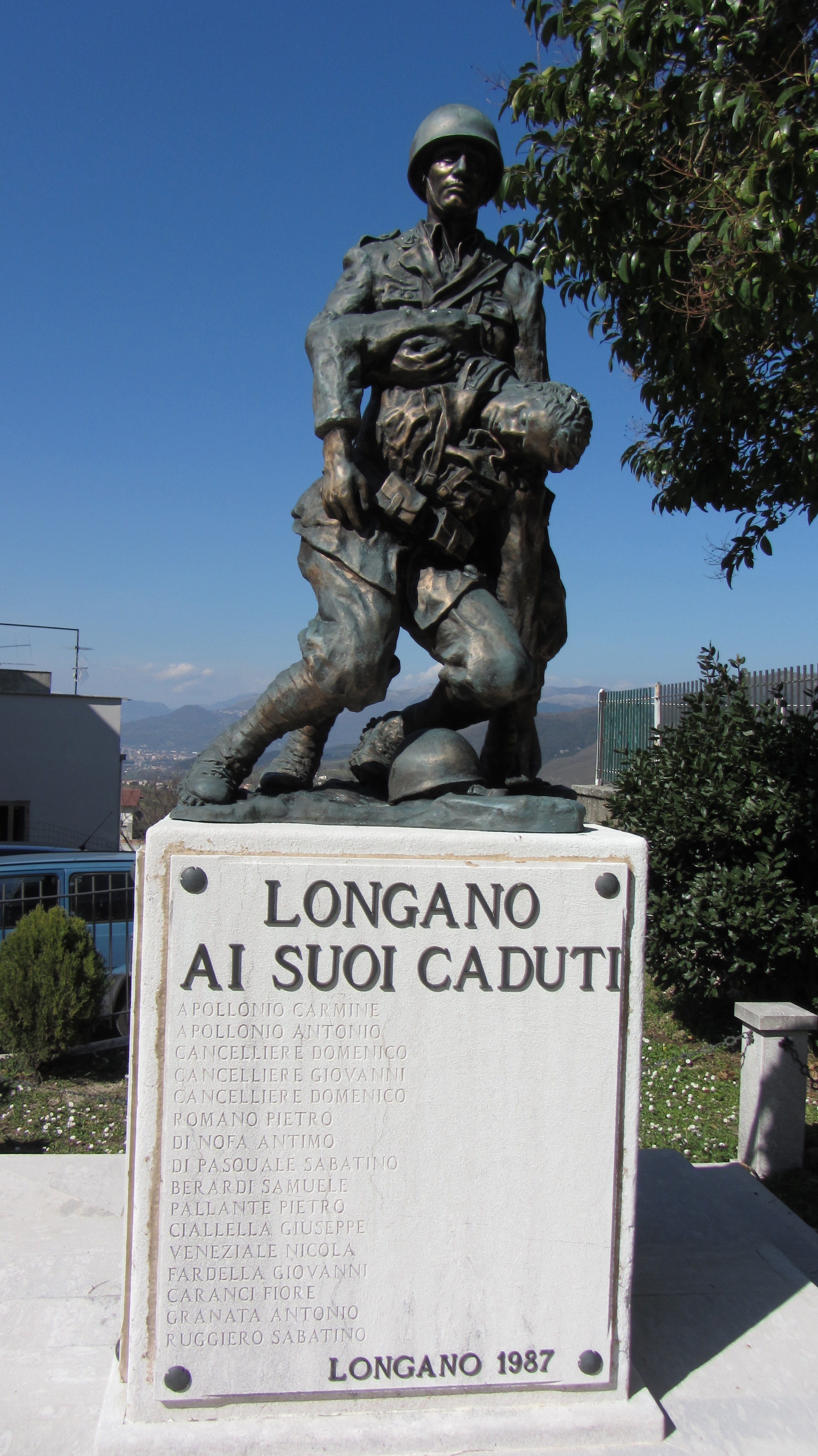lapide commemorativa ai caduti - bottega Italia centro-meridionale (seconda metà sec. XX)