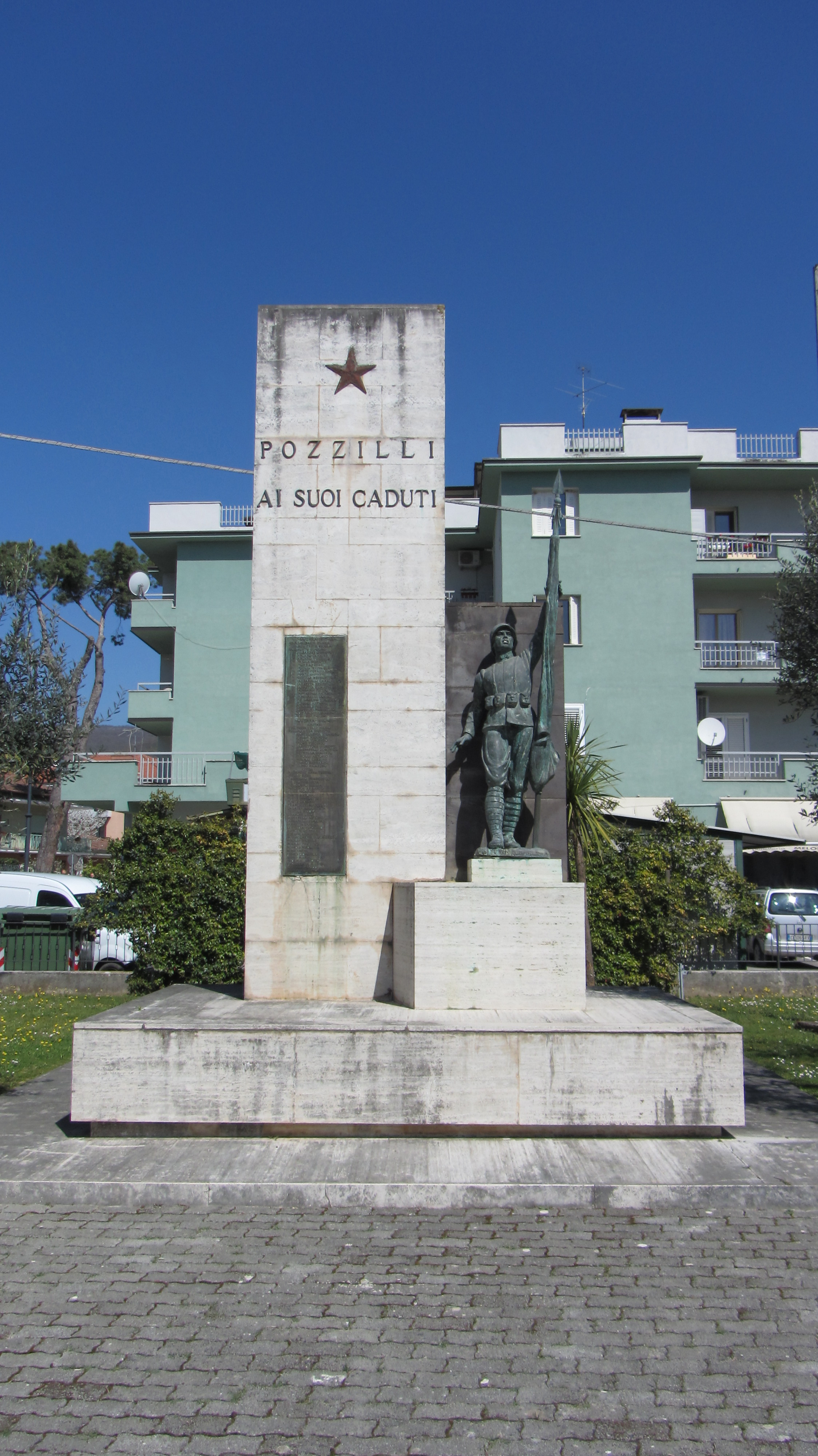 monumento ai caduti - a stele - bottega molisana (seconda metà sec. XX)