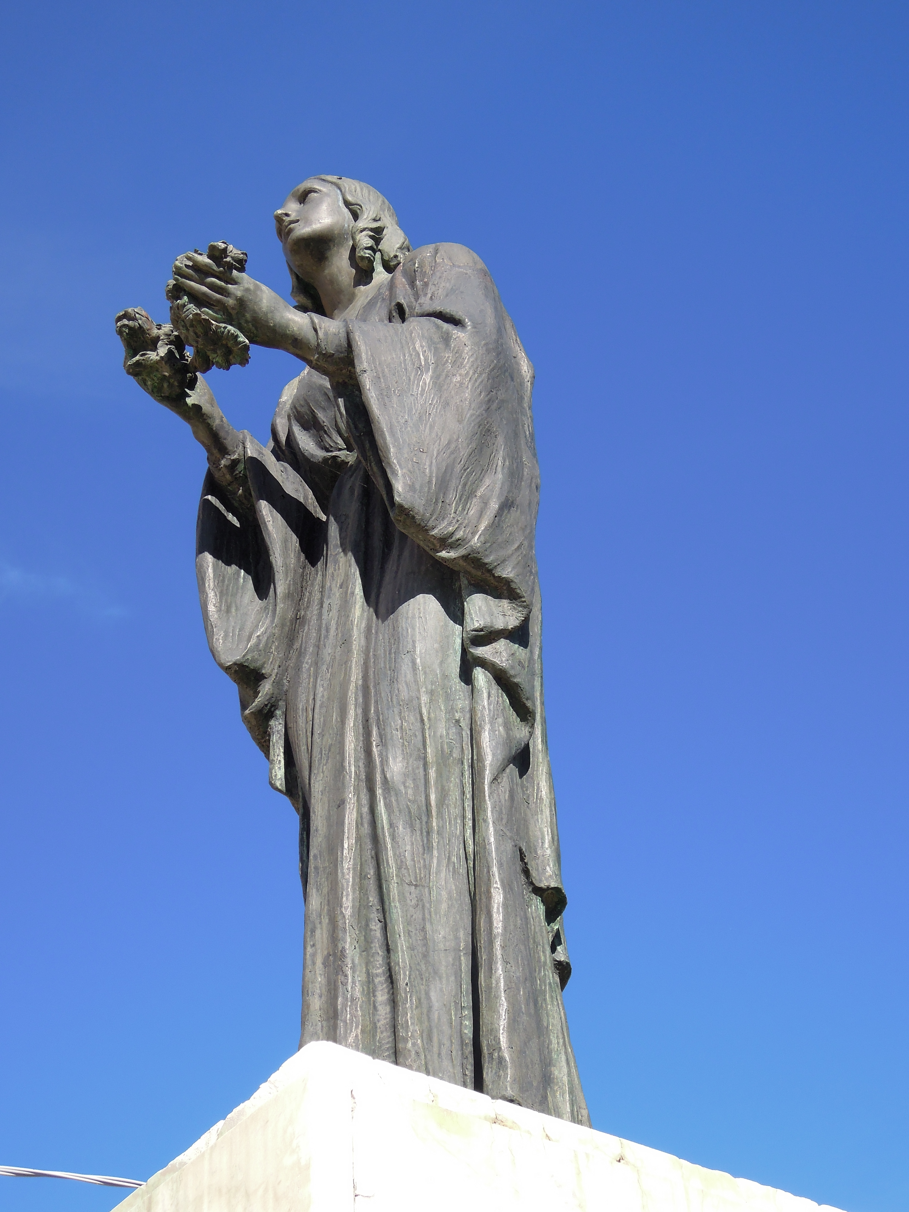 allegoria della Patria (monumento ai caduti - a cippo) - bottega Italia meridionale (sec. XX)
