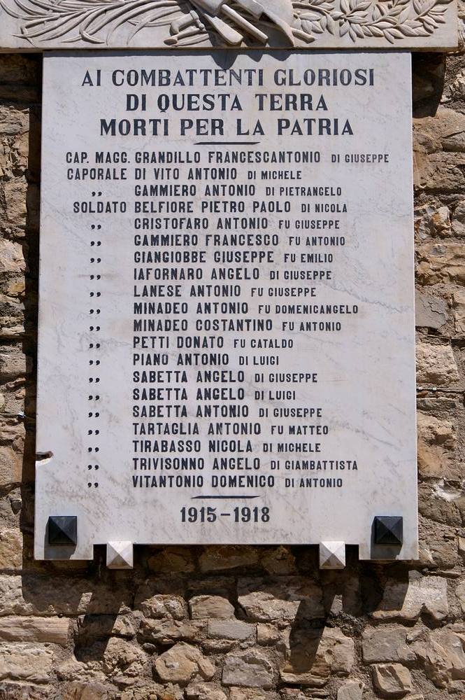 lapide commemorativa - bottega Italia centro-meridionale (sec. XX)
