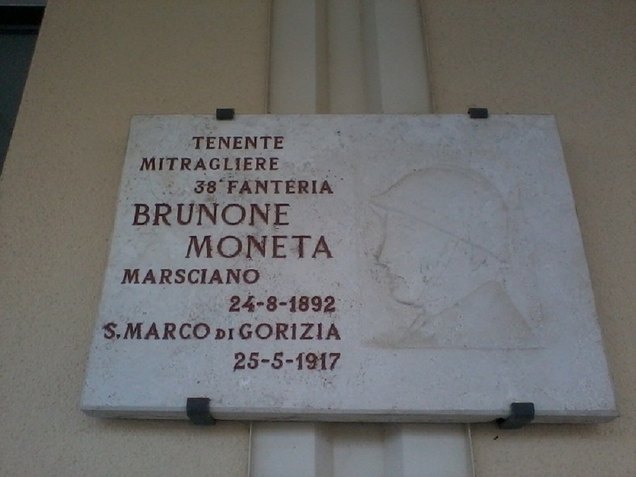 lapide commemorativa ai caduti - ambito Italia centrale (XX)
