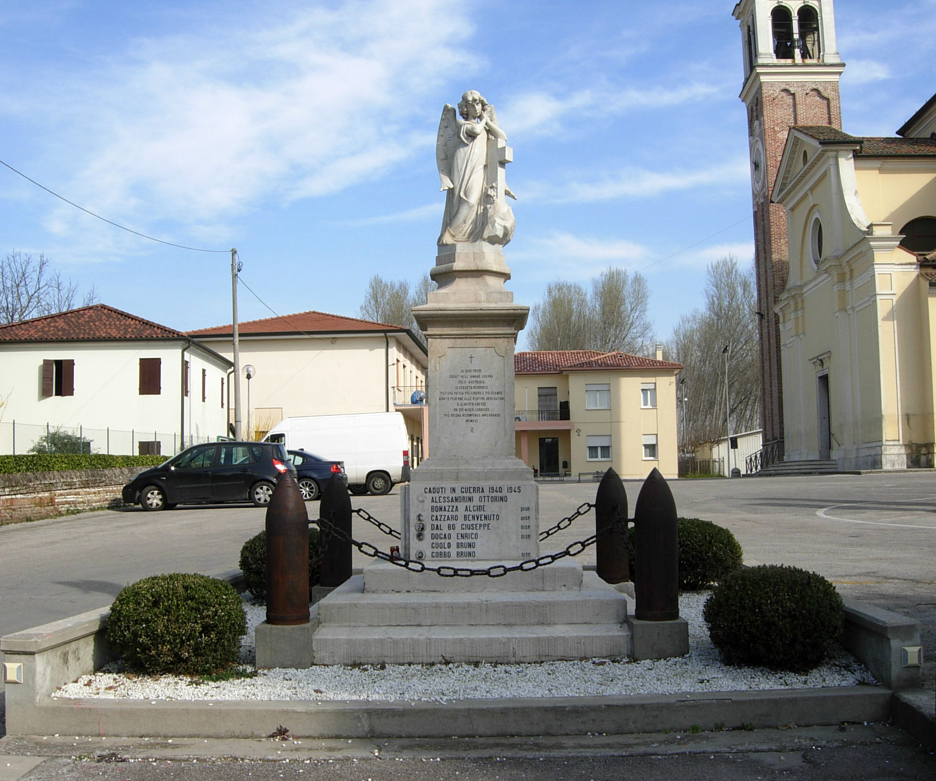 angelo (monumento ai caduti - a cippo) - ambito veneto (XX)