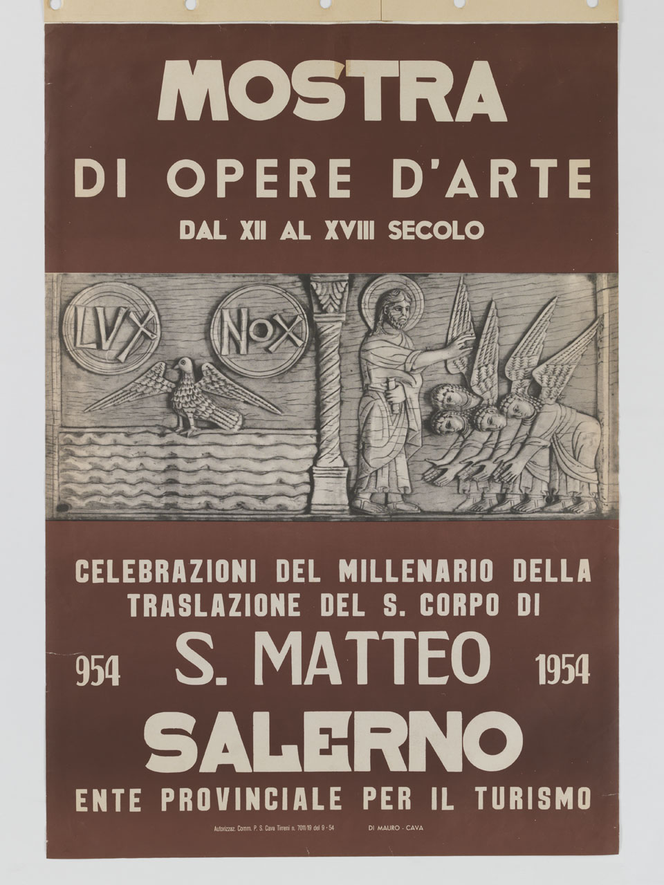 tavoletta eburnea con la Creazione degli angeli (manifesto) - ambito campano (sec. XX)