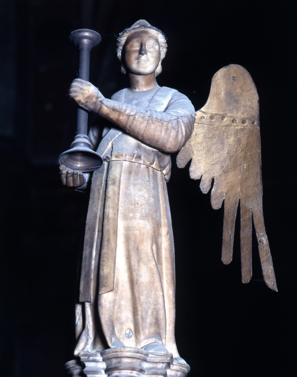 angelo reggicandelabro (candelabro - a statua) di Andrea di Cione detto Andrea Orcagna (bottega) (sec. XIV)