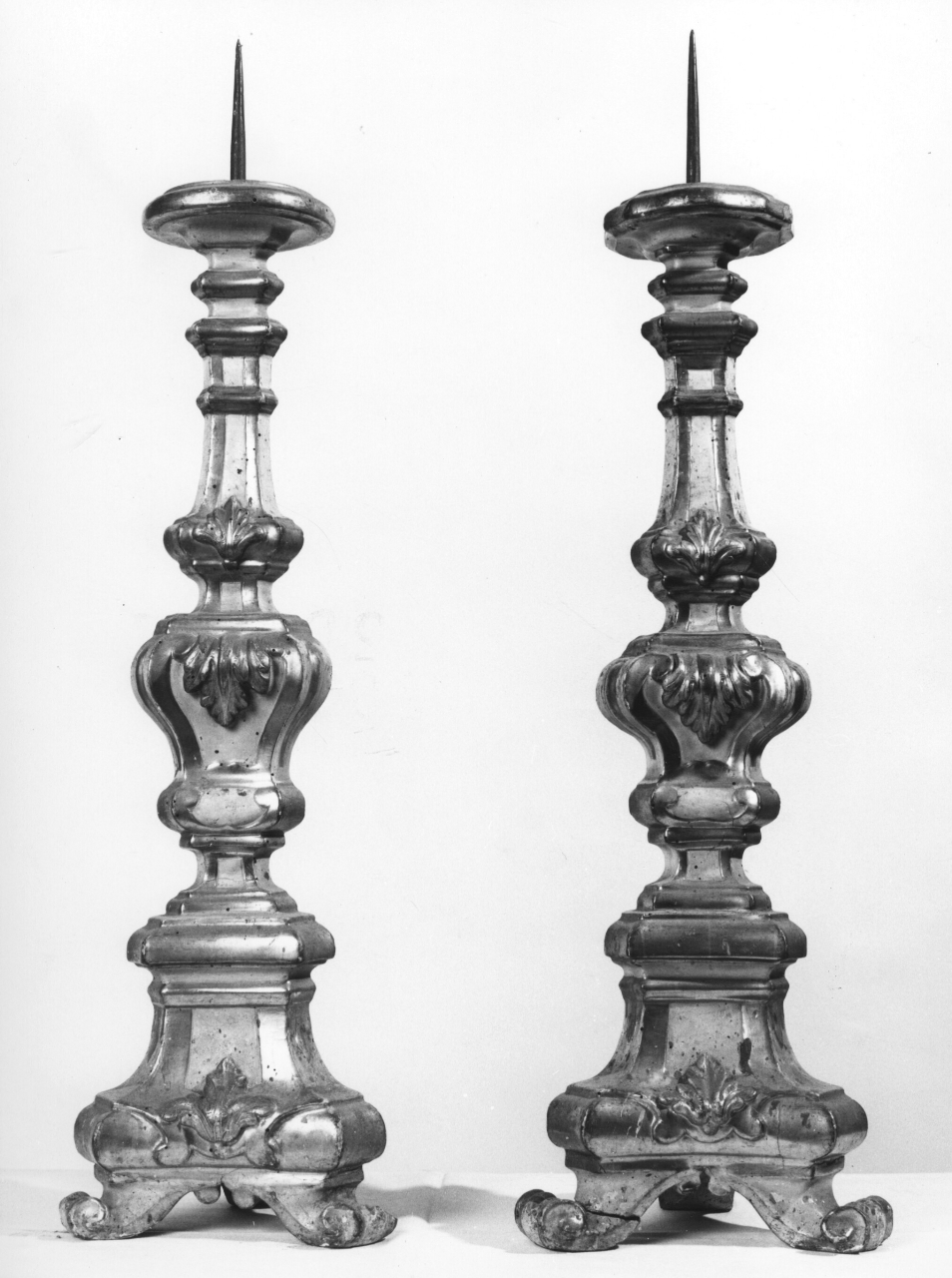 candeliere, serie - manifattura fiorentina (seconda metà sec. XVIII)