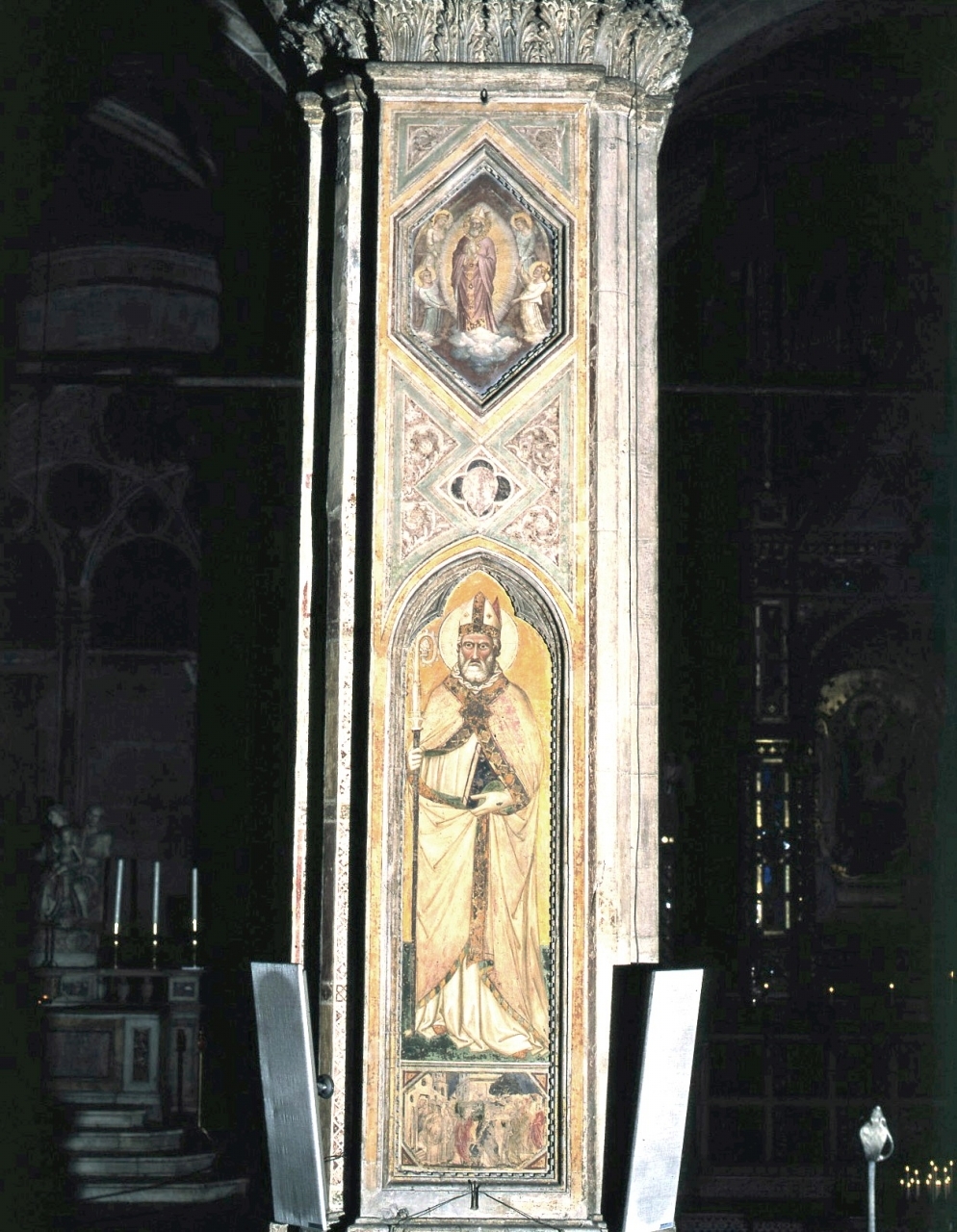 San Zenobio (dipinto murale) di Gerini Niccolò di Pietro (inizio sec. XV)