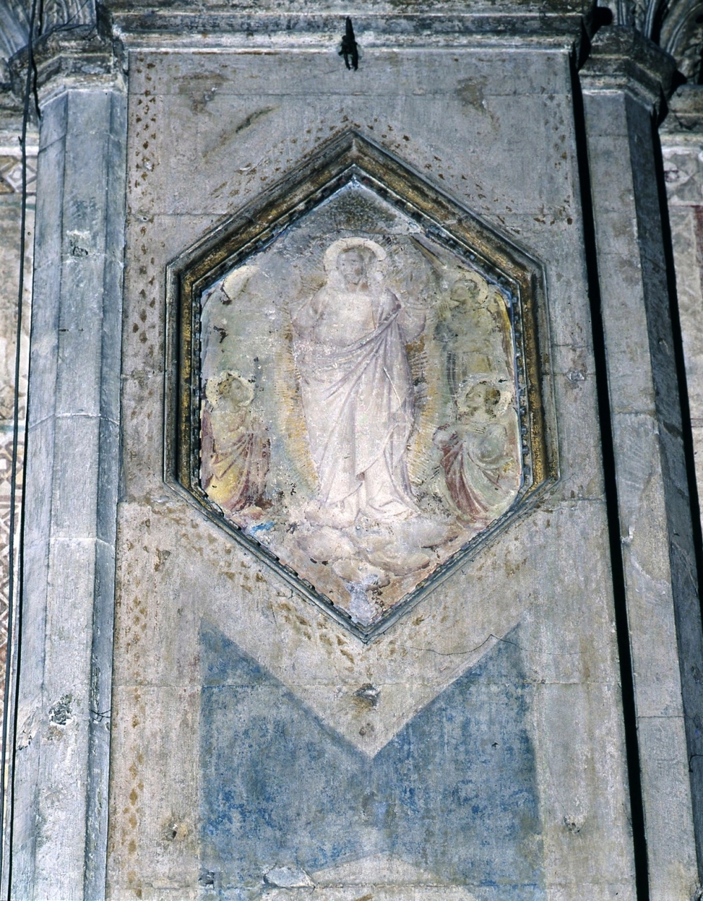 ascensione di Cristo (dipinto murale) di Gerini Niccolò di Pietro (inizio sec. XV)