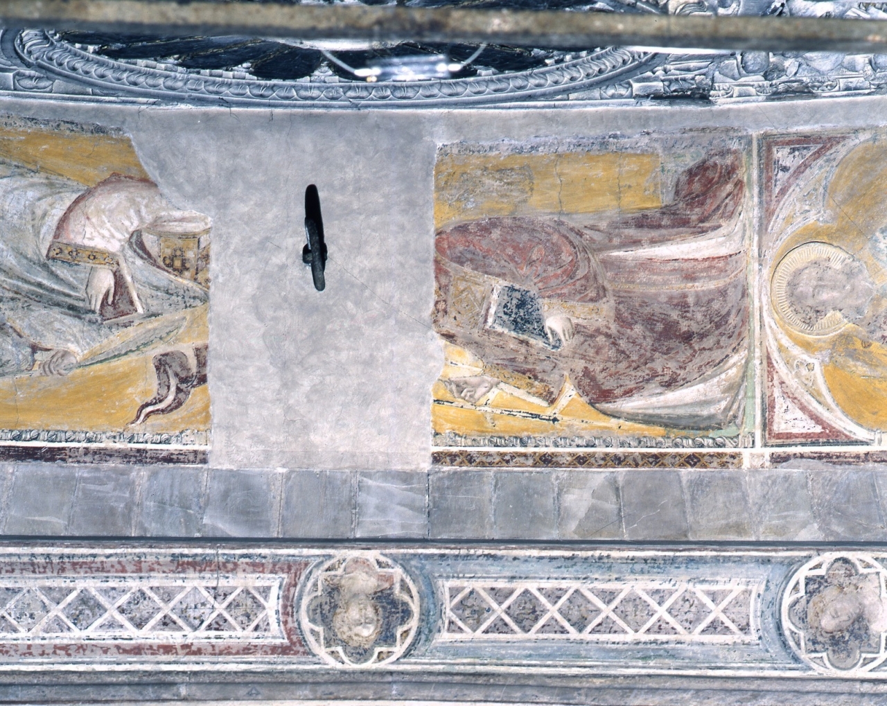 San Lorenzo (dipinto murale) - scuola fiorentina (secc. XIV/ XV)