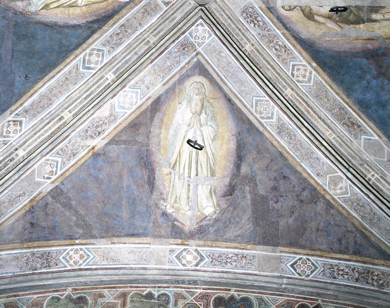 Giacobbe (dipinto murale) di Spinelli Spinello detto Spinello Aretino (maniera) (fine/ inizio secc. XIV/ XV)