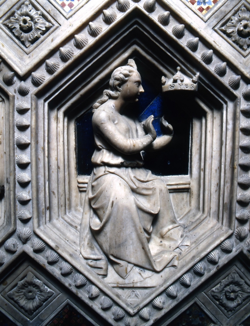 allegoria della Speranza (rilievo) di Andrea di Cione detto Andrea Orcagna (e aiuti) (sec. XIV)