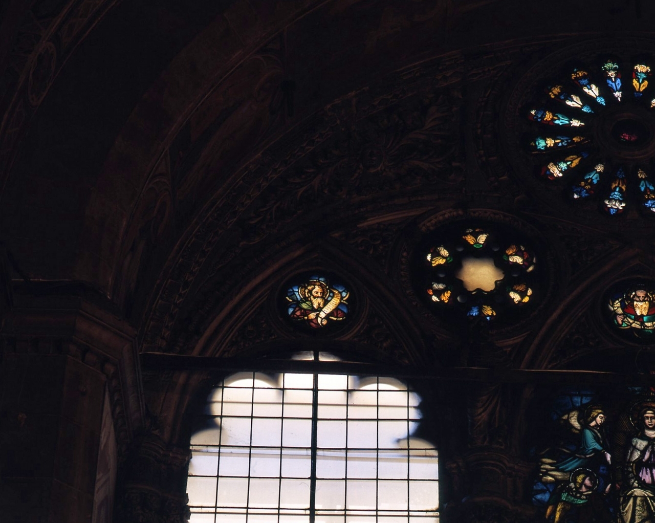 profeta (vetrata) - bottega fiorentina (fine/ inizio secc. XIV/ XV)