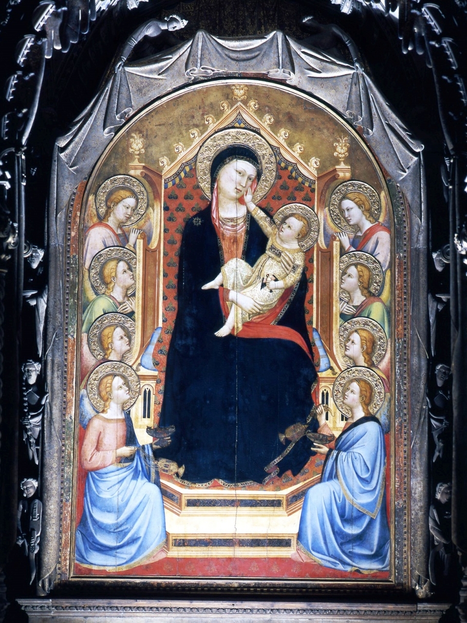 Madonna con Bambino e angeli (dipinto) di Daddi Bernardo (sec. XIV)