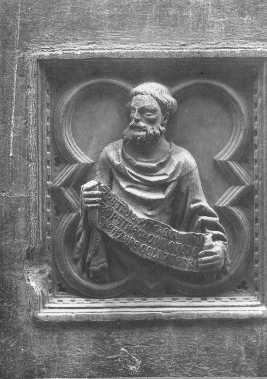 San Pietro apostolo (formella) di Giovanni di Balduccio detto Giovanni da Pisa (secondo quarto sec. XIV)