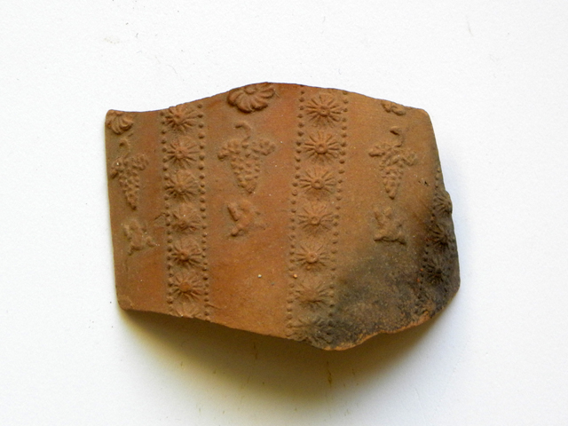 bicchiere/ frammento, Aco (fine/ inizio I d.C. /II d.C)