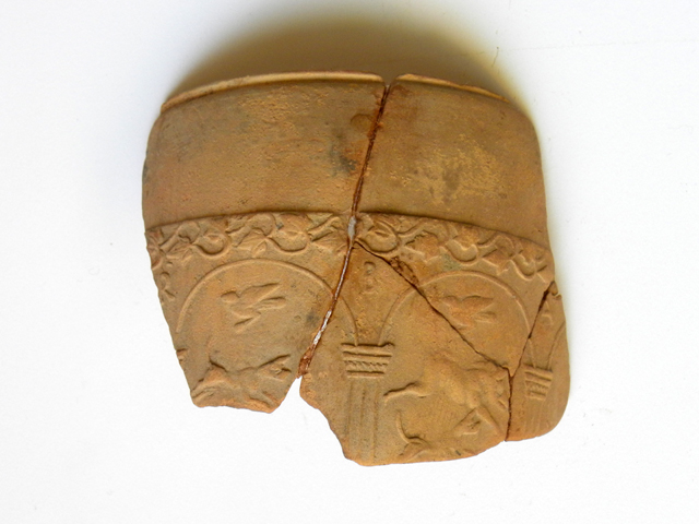 bicchiere/ frammento, Aco (fine/ inizio I d.C. /II d.C)