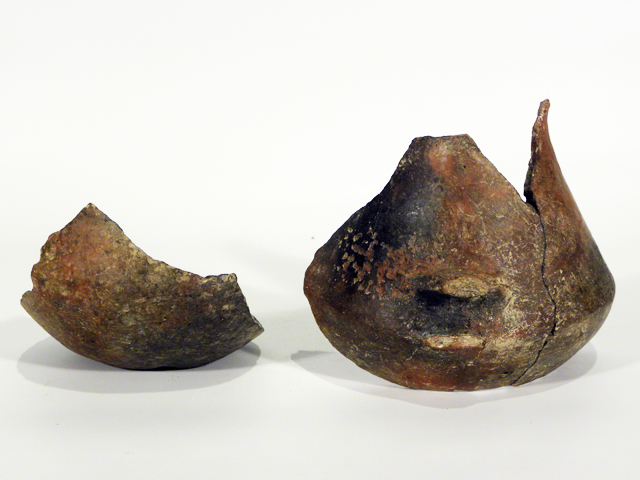 boccale biconico/ frammento (fine Eta' del rame)