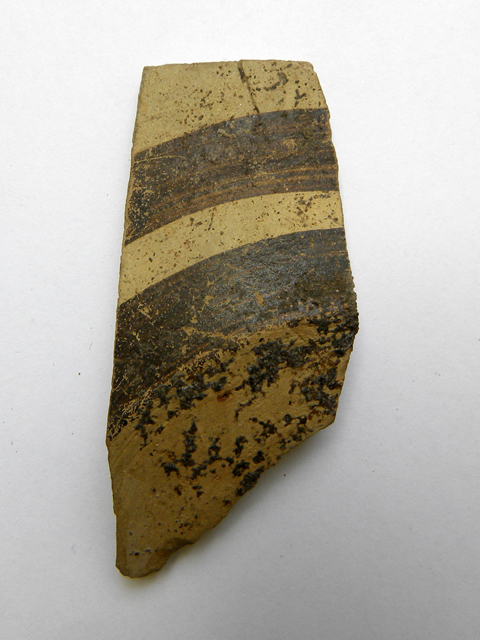 vaso/ frammento (fine Eta' del bronzo)