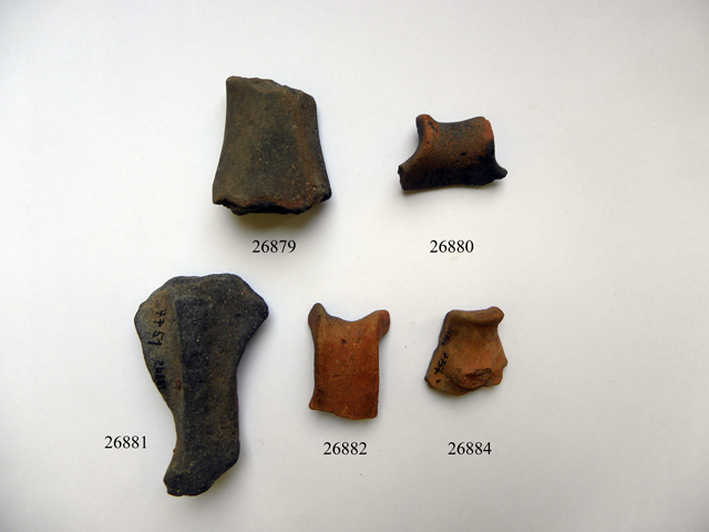 frammento di ansa (metà Eta' del bronzo)