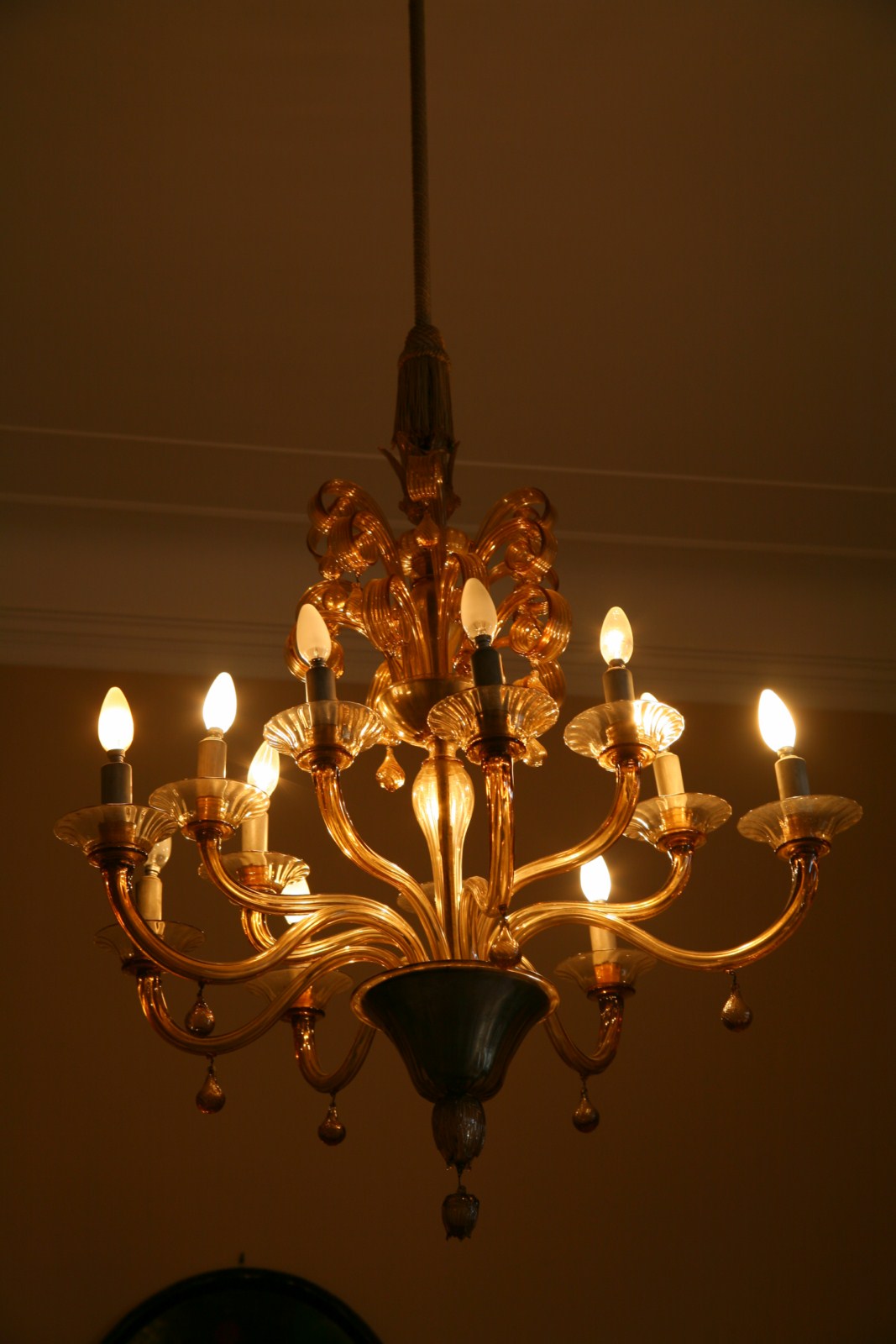 lampadario - ambito veneziano (sec. XX)