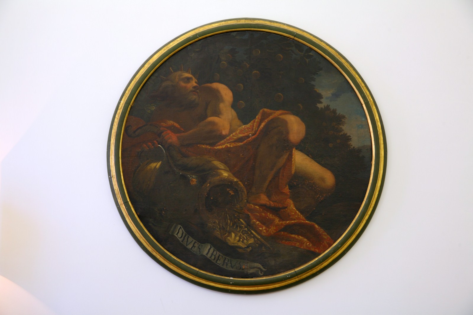 Dives Iberus, Personificazione di un fiume (dipinto, serie) di Bartolomeo Guidobono (attribuito) (fine XVII secolo)