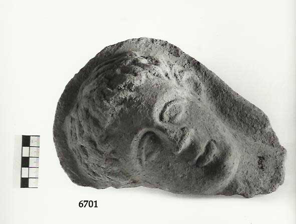 offerente "velato capite" (testa, Rizzello, c 112, terrecotte votive) (III-II a.C)