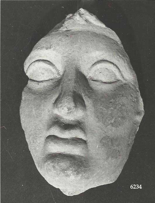 offerente (testa, Comella - Stefani, tipo A1 II, terrecotte votive) (III a.C)